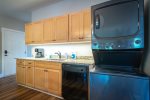 Stacked washer and dryer